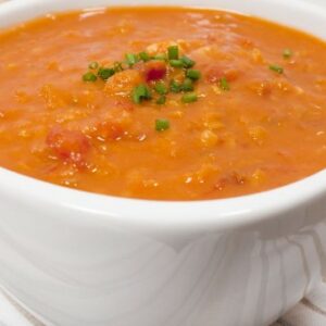 Soupe lentilles rouges